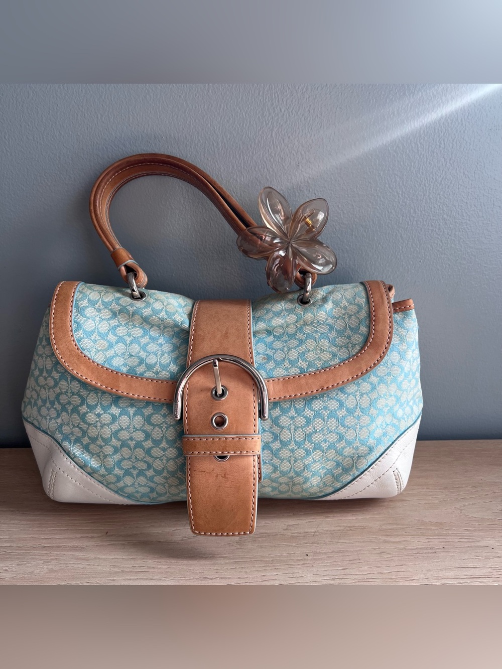 2003 Vintage Coach Jacquard Medium Soho Bag